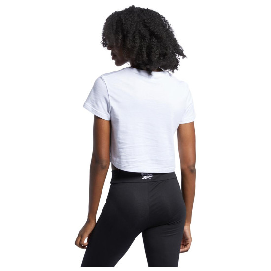 Reebok Γυναικεία κοντομάνικη μπλούζα Crop Cl F Big Logo Reebok Γυναικεία κοντομάνικη μπλούζα Crop Cl F Big Logo